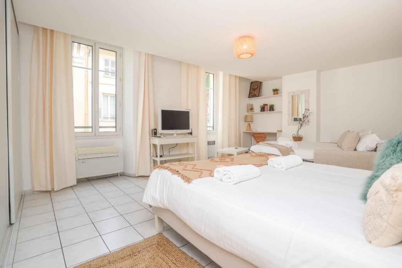 Immogroom - Best Place In Cannes Center - Ac - 5 Min From Beaches Luaran gambar