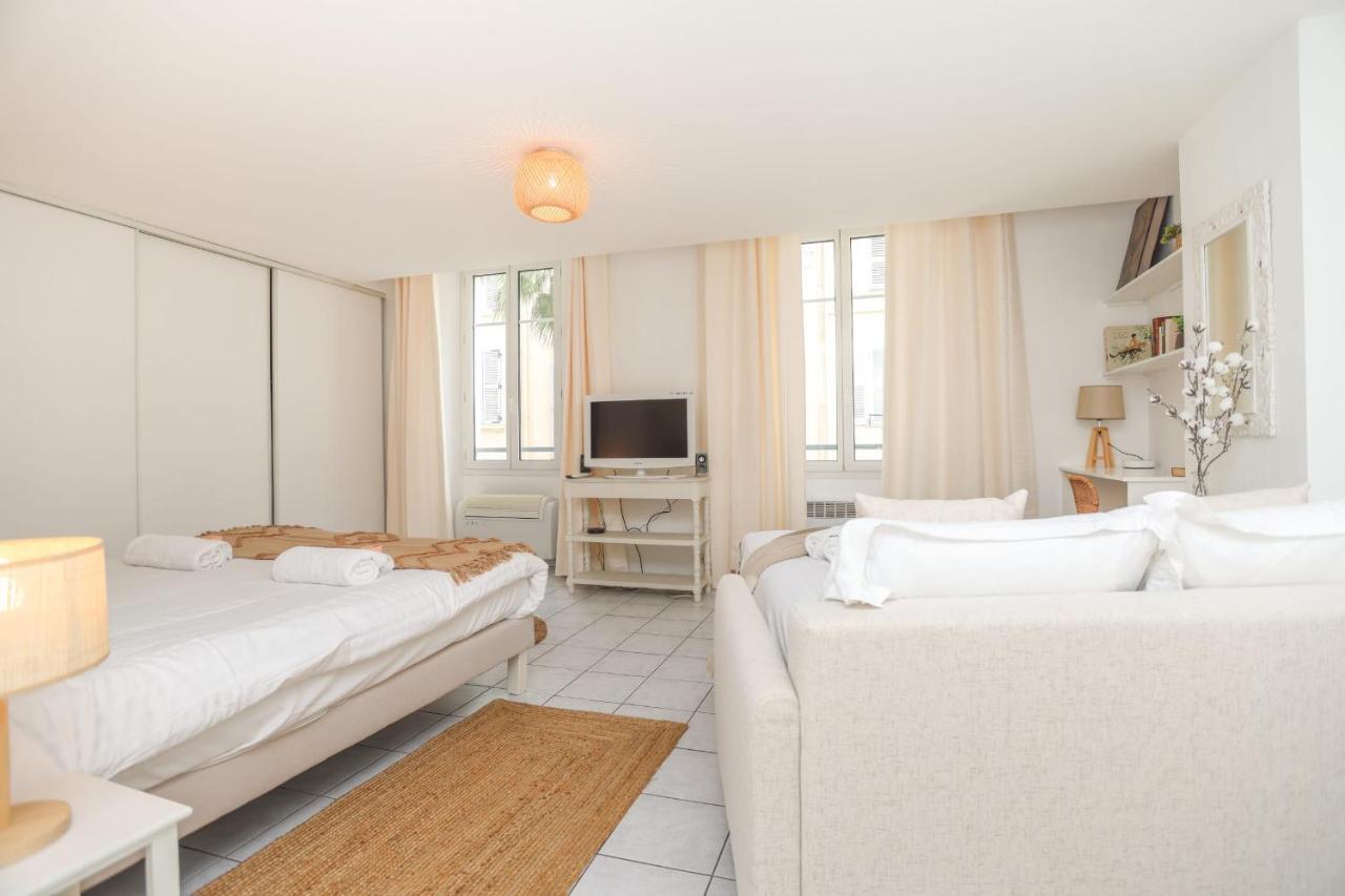 Immogroom - Best Place In Cannes Center - Ac - 5 Min From Beaches Luaran gambar